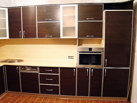Кухонные шкафы из фанеры - 76 фото